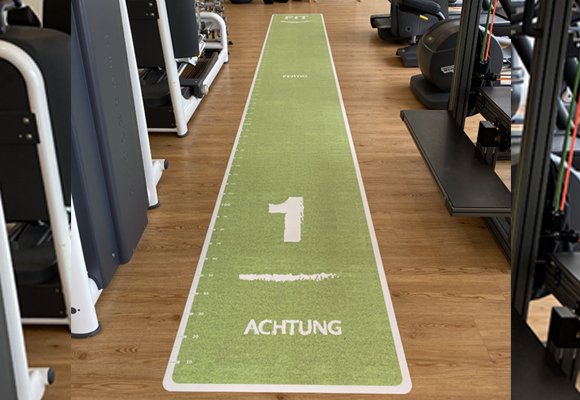 PhysioZuerichCity Praxis Bodenkleber EC-Werbetechnik
