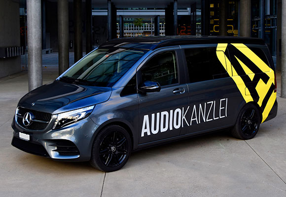 Audiokanzlei Autobeschriftung